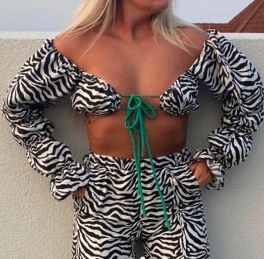 Zebra top