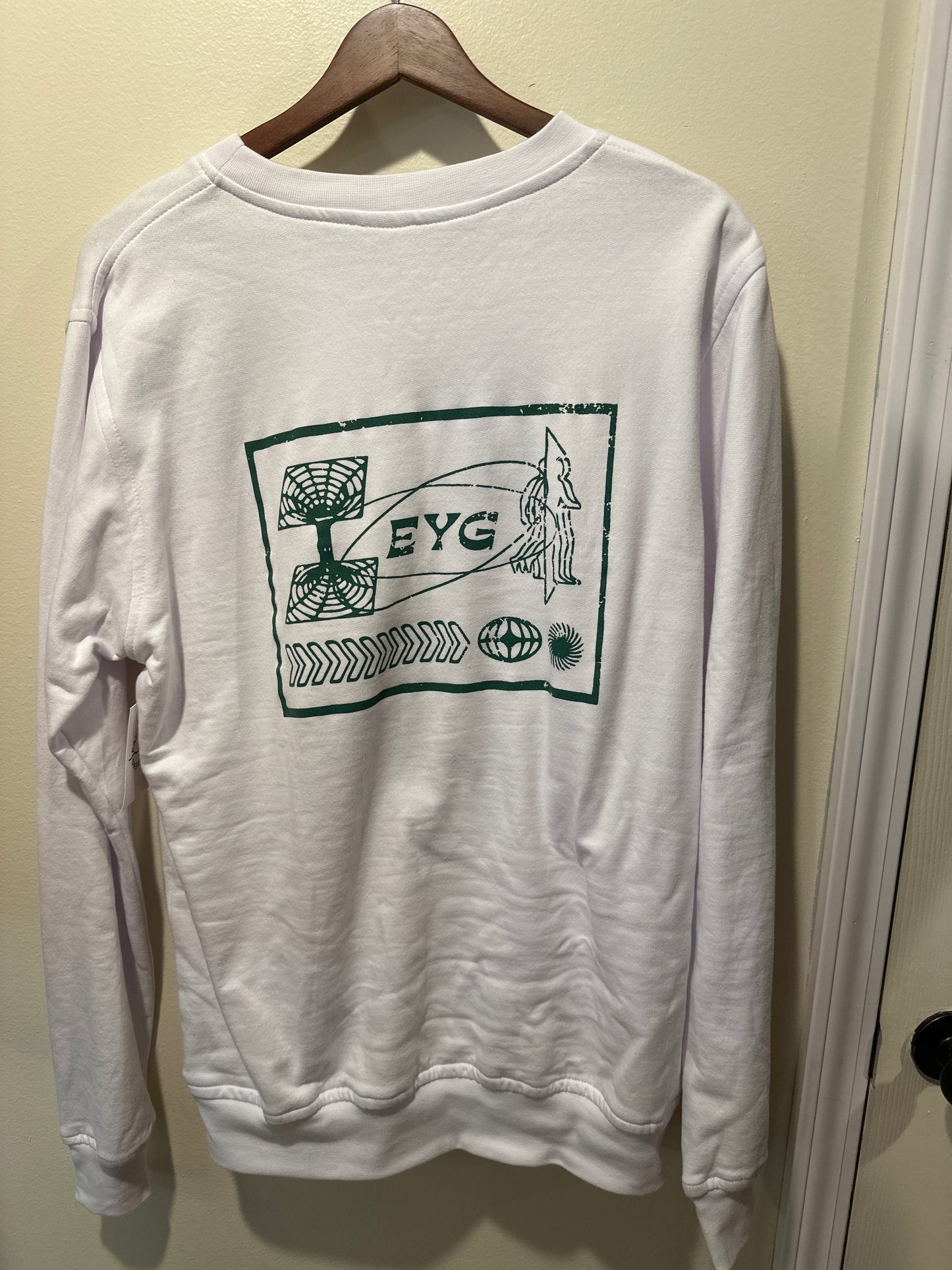 White EYG Crewneck